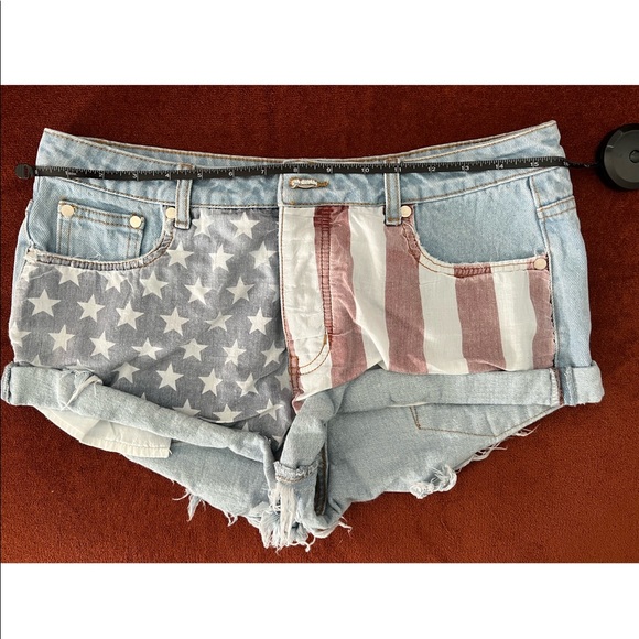 American Flag Booty Shorts - Picture 7 of 9